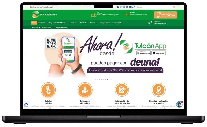 Páginas Web Corporativas en Quito
